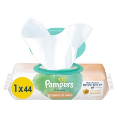 Дитячі вологі серветки Pampers Harmonie Protect&Care з календулою 44 шт (8700216250641)