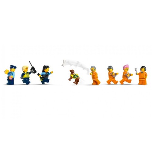 Конструктор LEGO City Поліцейський острів-в'язниця 980 деталей (60419)
