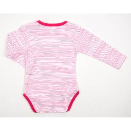 Боді дитяче Breeze у смужку (1027-86G-pink)