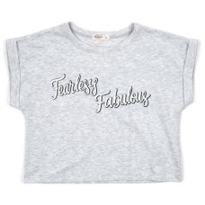 Футболка дитяча Breeze укорочена (21639-140G-gray)