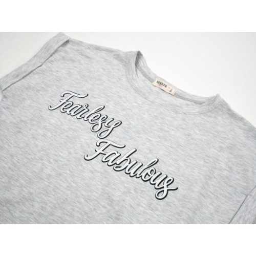 Футболка дитяча Breeze укорочена (21639-140G-gray)