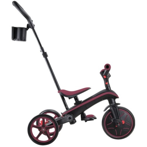Дитячий велосипед Globber Explorer trike Foldable 4 в 1, бордовий (732-202-2)