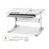 Парта Mealux Vancouver Multicolor Lite (BD-620 W/G MC Lite)