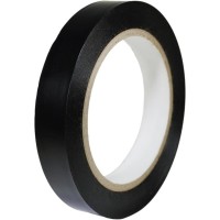 Ізоляційна стрічка XILIN 0.13мм*18мм*15м Black, temp0+80°С, 600V, 10 шт. (0,13мм*18мм*15м-Bk)