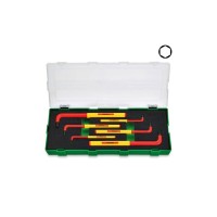 Ключ Toptul шестигранний HEX діелектричний VDE 6 шт. 2,5-8мм (GZA0648)