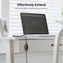 Зрощувач RJ-45 NW114 Ethernet Cable Extender Adapter Black Ugreen (20390)