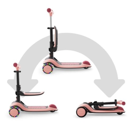 Самокат Kinderkraft Halley 2 Rose Pink (KRHALL02PNK0000) (5902533930173)