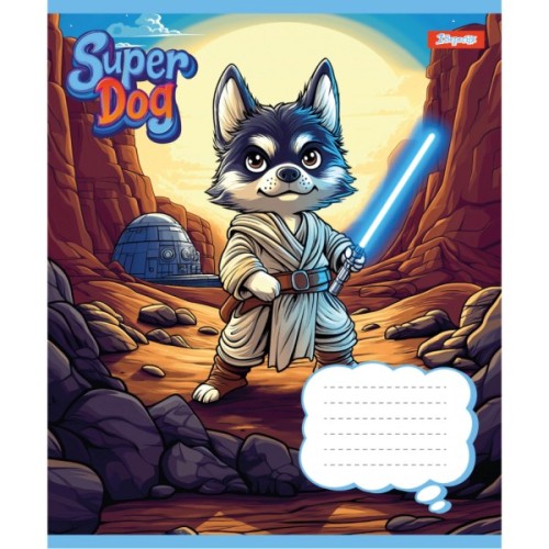 Зошит 1 вересня Super Dog А5 12 аркушів лінія (768253)