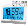 Настільний годинник Technoline WS8056 White/Silver (DAS301199)