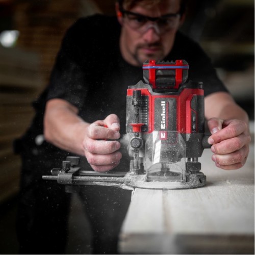 Фрезер Einhell Professional, TP-RO 18/55 Li BL-Solo, 18V, цанга 6 та 8мм, 10000–30000об/хв (без АКБ та ЗП) (4350425)