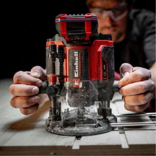 Фрезер Einhell Professional, TP-RO 18/55 Li BL-Solo, 18V, цанга 6 та 8мм, 10000–30000об/хв (без АКБ та ЗП) (4350425)