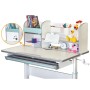 Парта Mealux Edmonton Multicolor BL з полицею (BD-610 W/МС + BL с полкой)