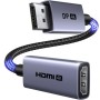 Кабель мультимедійний DisplayPort M to HDMI M 4K60Hz 18Gbps HDR10 3D Ugreen (95418)
