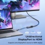 Кабель мультимедійний DisplayPort M to HDMI M 4K60Hz 18Gbps HDR10 3D Ugreen (95418)