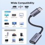 Кабель мультимедійний DisplayPort M to HDMI M 4K60Hz 18Gbps HDR10 3D Ugreen (95418)