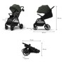 Коляска Kinderkraft Grande 2 Green (KSGRAN02GRE0000) (5902533929597)