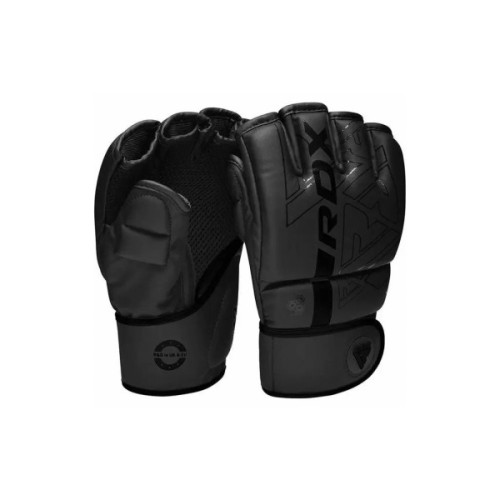 Рукавички для MMA RDX F6 Kara Matte Black Plus S/M (GSR-F6MB-S/M+)