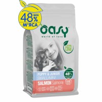 Сухий корм для собак OASY One Animal Protein PUPPY Small/Mini з лососем 800 г (8053017348292)