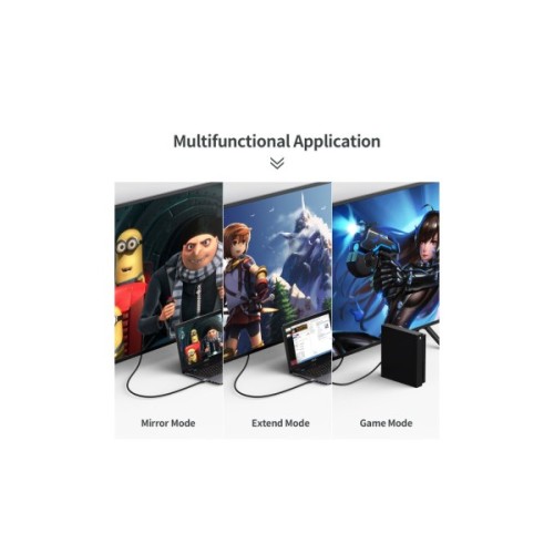 Кабель мультимедійний HDMI M to HDMI M 2.0m V2.1 8K60Hz HDR10 HLG Choetech (XHH01-BK)