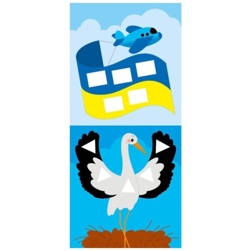 Книга Мозаїка з наліпок. Українські символи - Н.В. Мусієнко Ранок (9789667513962)