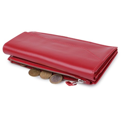 Гаманець Grande Pelle Червоний (11550)
