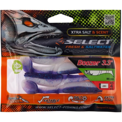 Силікон рибальський Select Boozer 3.3" 280 (4 шт/уп) (1870.71.49)