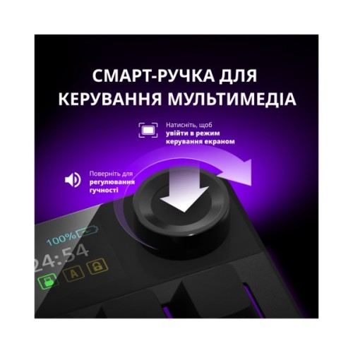 Клавіатура Lorgar KBP70TKLW Wireless TKL Mechanical Pro UA Black/Yellow (LRG-KBP70TKLW-YL-US)