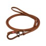 Повідець для собак WAUDOG Soft з QR паспортом круглий Ш 8 мм Д 183 см коричневий (73516)