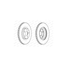 Гальмівний диск FERODO DDF2329C