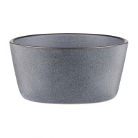 Салатник Ardesto Fasano 700мл, 15.1см, кераміка, сірий темний (AR0315FDG)