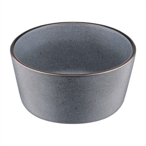 Салатник Ardesto Fasano 700мл, 15.1см, кераміка, сірий темний (AR0315FDG)