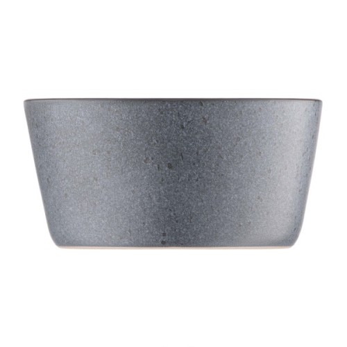 Салатник Ardesto Fasano 700мл, 15.1см, кераміка, сірий темний (AR0315FDG)