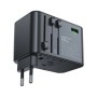 Зарядний пристрій Acefast 5xUSB 75W (3xUSB-C + 2xUSB-A) Gan Z1 Fast Charger (6974316282495)