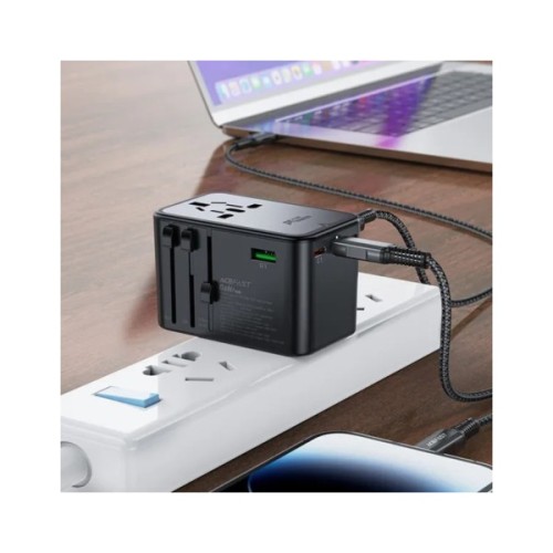 Зарядний пристрій Acefast 5xUSB 75W (3xUSB-C + 2xUSB-A) Gan Z1 Fast Charger (6974316282495)