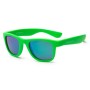 Дитячі сонцезахисні окуляри Koolsun Wave, 3-10 років, неоново-зелен (KS-WANG003)