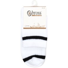 Шкарпетки дитячі Bross у рубчик (22721-13-white)