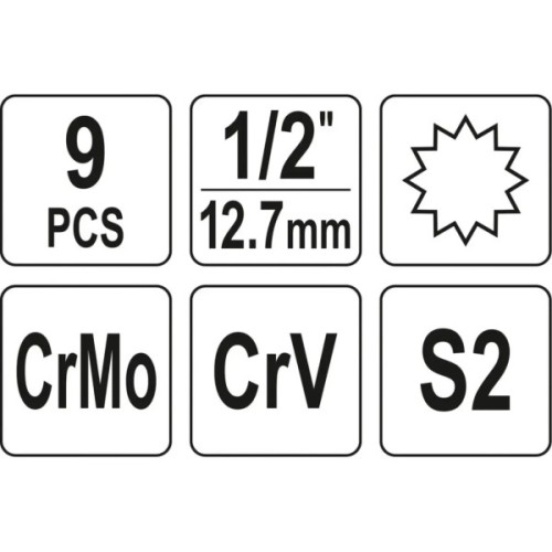 Набір біт Yato YT-10663
