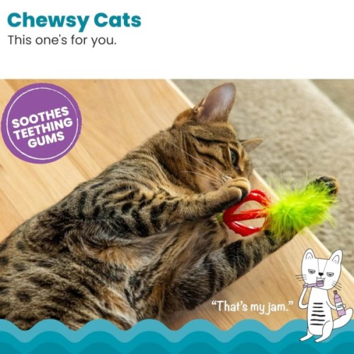 Іграшка для котів Catstages Полуничка для жування з ароматом полуниці (0700603720953)