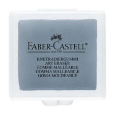 Гумка Faber-Castell «Клячка» Kneadable Art в пластиковій коробочці, колір сірий (24291)