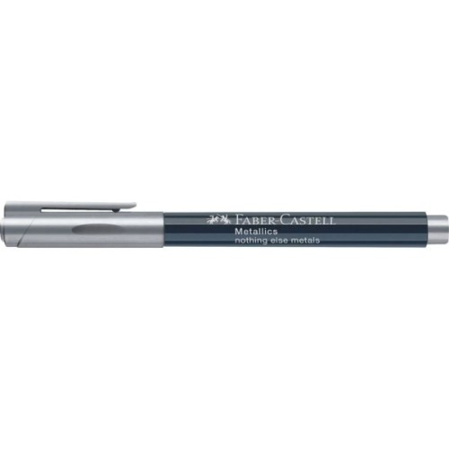 Маркер Faber-Castell металік для декору Metallics Marker Nothing else metals, M (1,5 мм), колір срібло (30347)