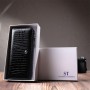 Гаманець ST Leather З натуральної шкіри Чорний (22678)