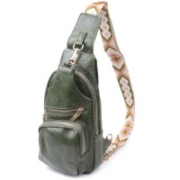 Сумка Vintage З екошкіри Зелена (22755)