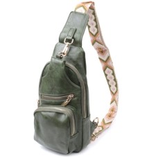 Сумка Vintage З екошкіри Зелена (22755)
