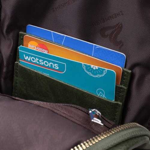 Сумка Vintage З екошкіри Зелена (22755)