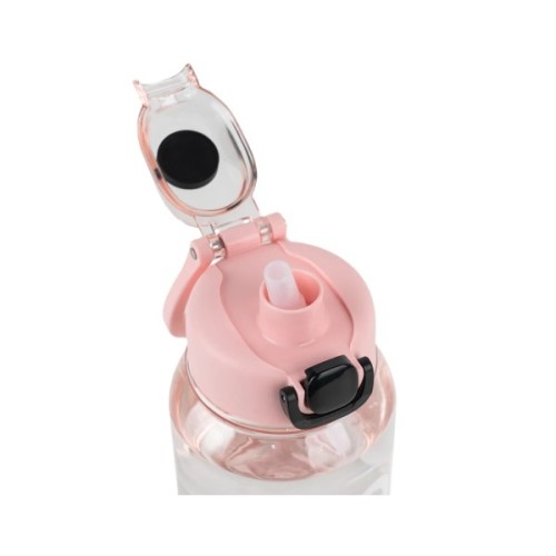 Поїльник-непроливайка Kite 700 мл, рожево-чорна (K25-1217-3)