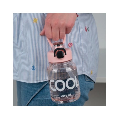 Поїльник-непроливайка Kite 700 мл, рожево-чорна (K25-1217-3)