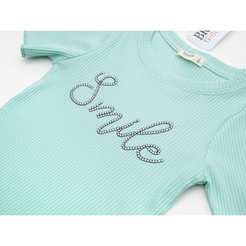 Футболка дитяча Breeze SMILE (18391-140G-mint)