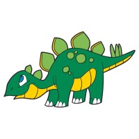 Картина по номерам ArtCraft Стегозаврик 25х30 см (15057-AC)