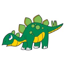 Картина по номерам ArtCraft Стегозаврик 25х30 см (15057-AC)