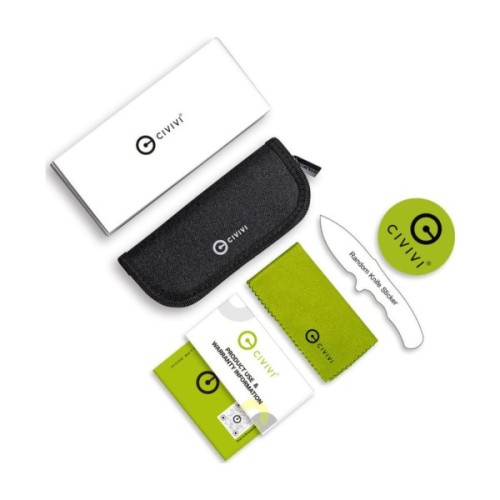 Ніж Civivi Hyperpulse Darkwash Black Aluminum (C23087A-1)